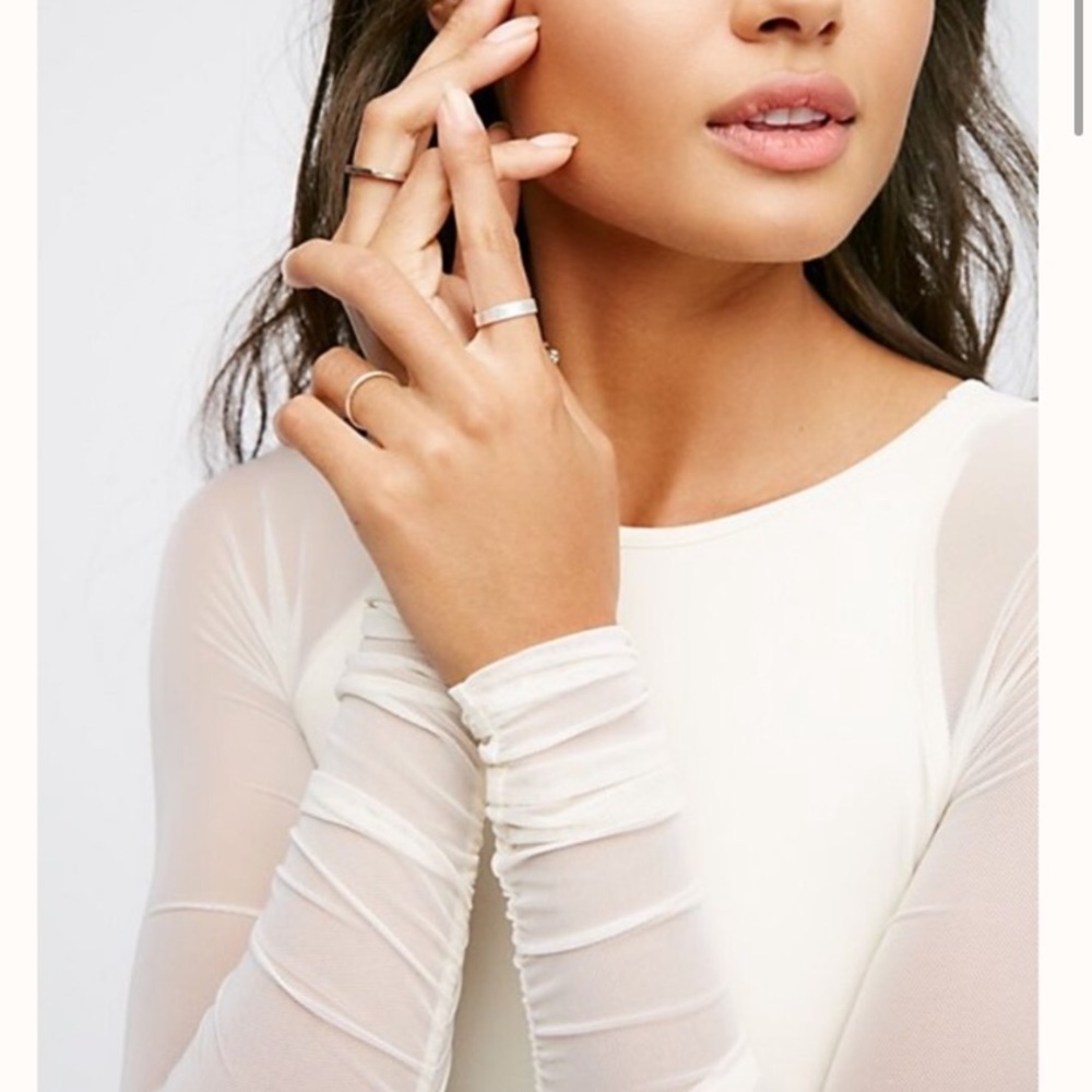 Intimately Free People Scrunchy Long Sleeve Top